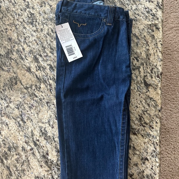 Dark Blue Denim Jeans - Picture 1 of 3